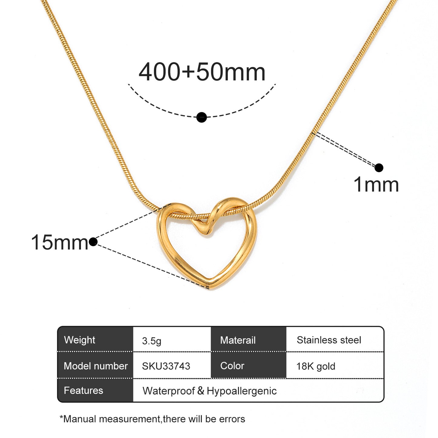 Stainless Steel Starry Sky Series Necklace