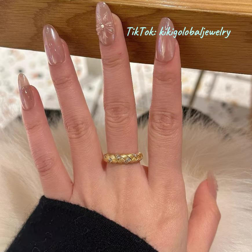 Brushed Braided Ring
