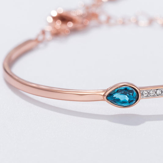 High version! Swarovski evil eye bracelet