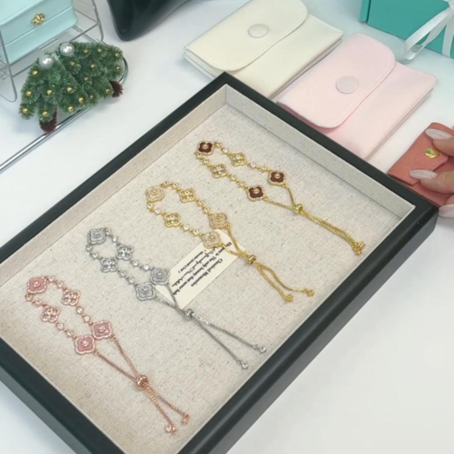 【BUY 3 GET 1 FREE】Four-leaf clover bracelet