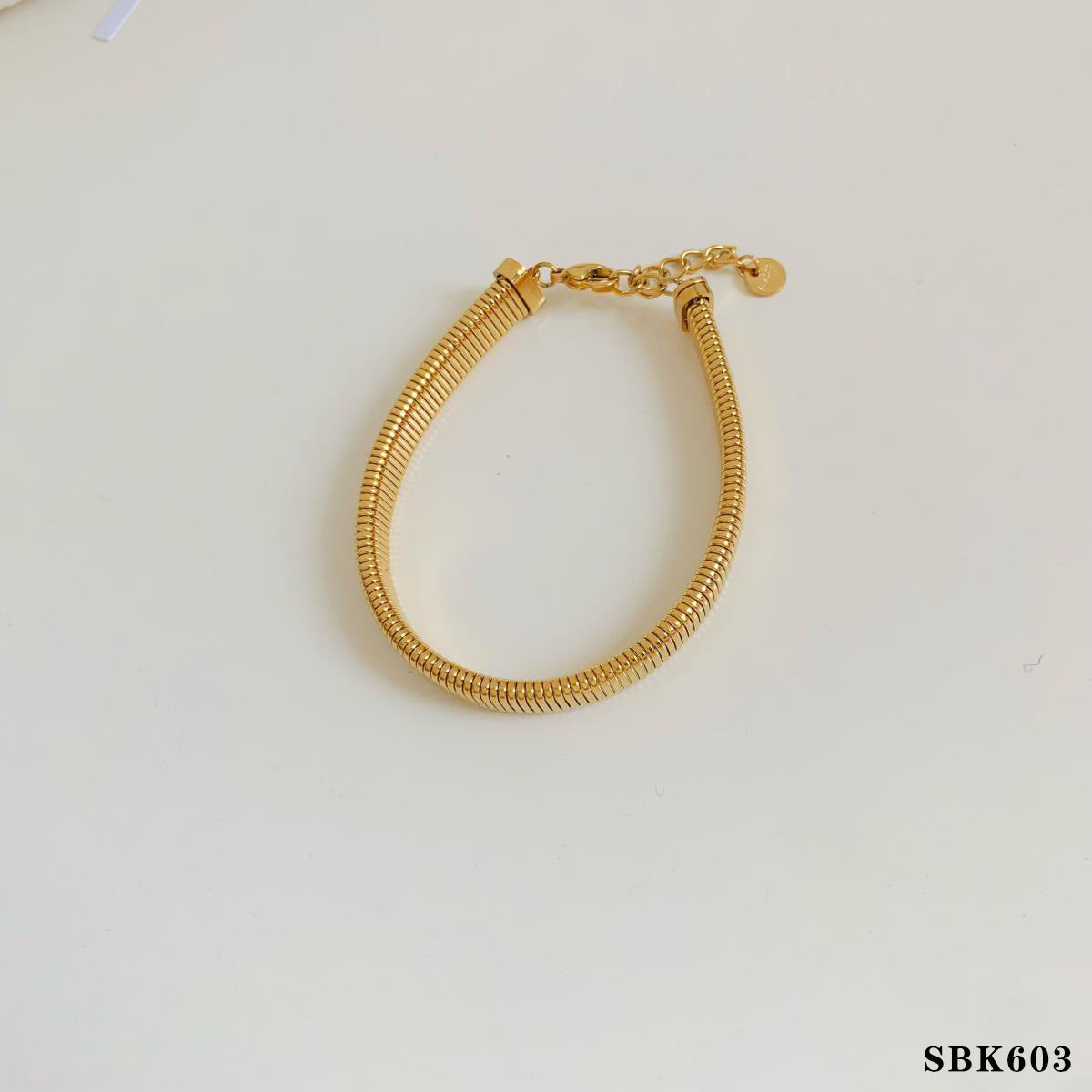 Stainless Steel Diamond Wide Strap Heart Bracelet