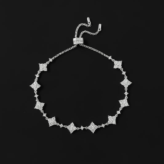 good quality! s925 Lucky four-leaf clover bracelet