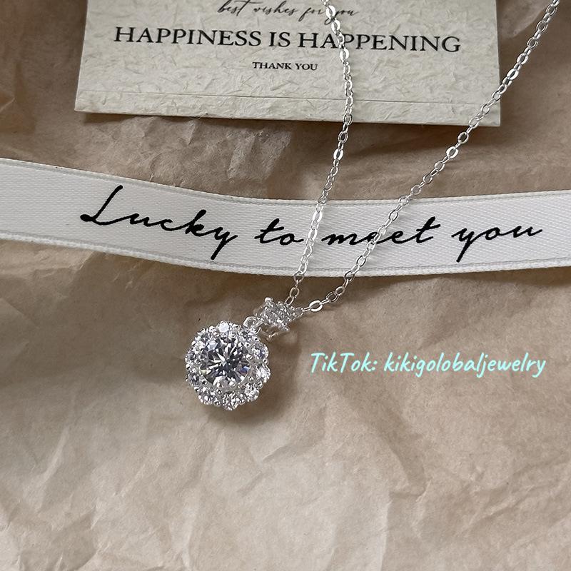 S925 sterling silver Galaxy Rock Candy necklace