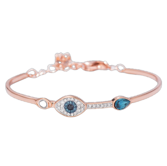 High version! Swarovski evil eye bracelet