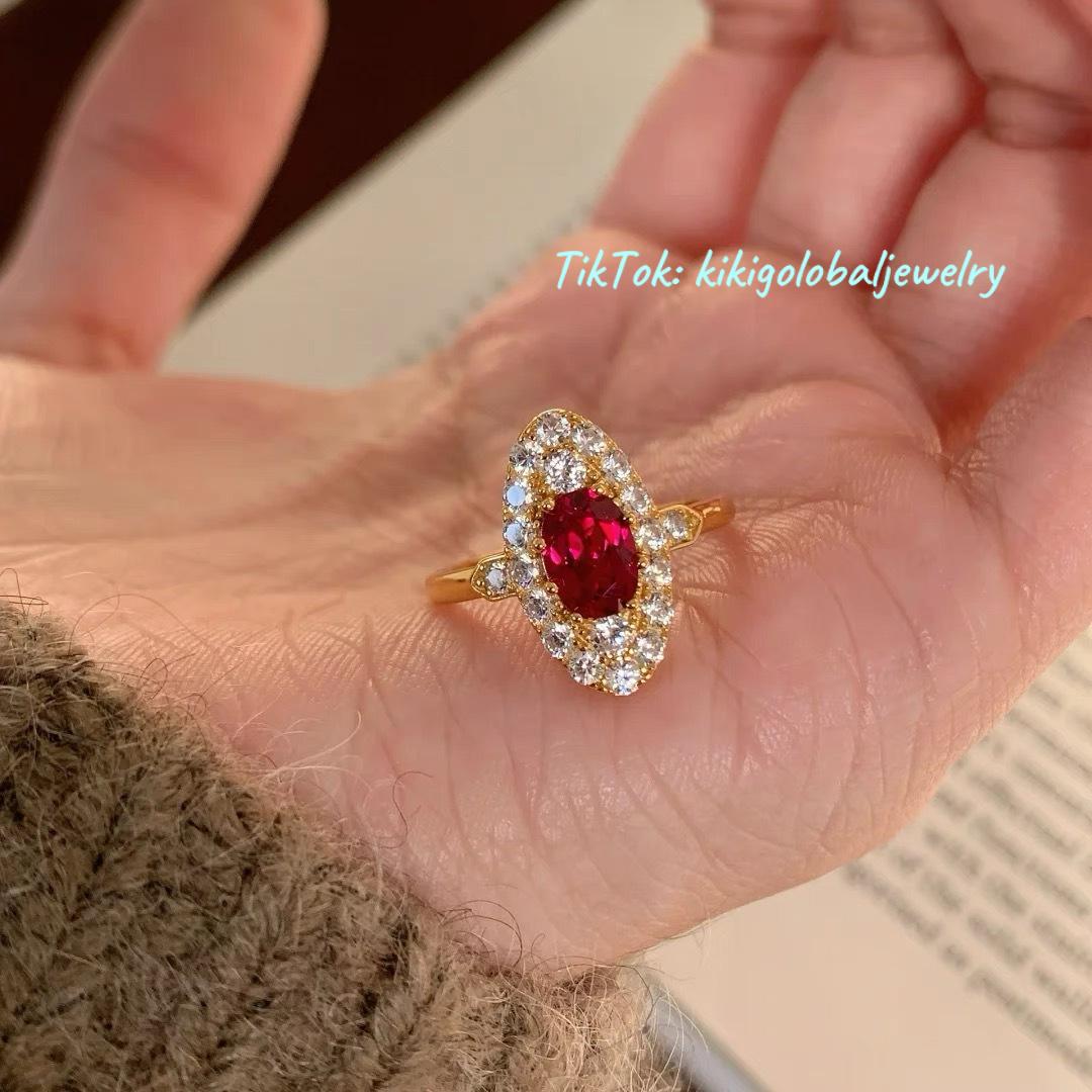 Ruby Marquise Ring