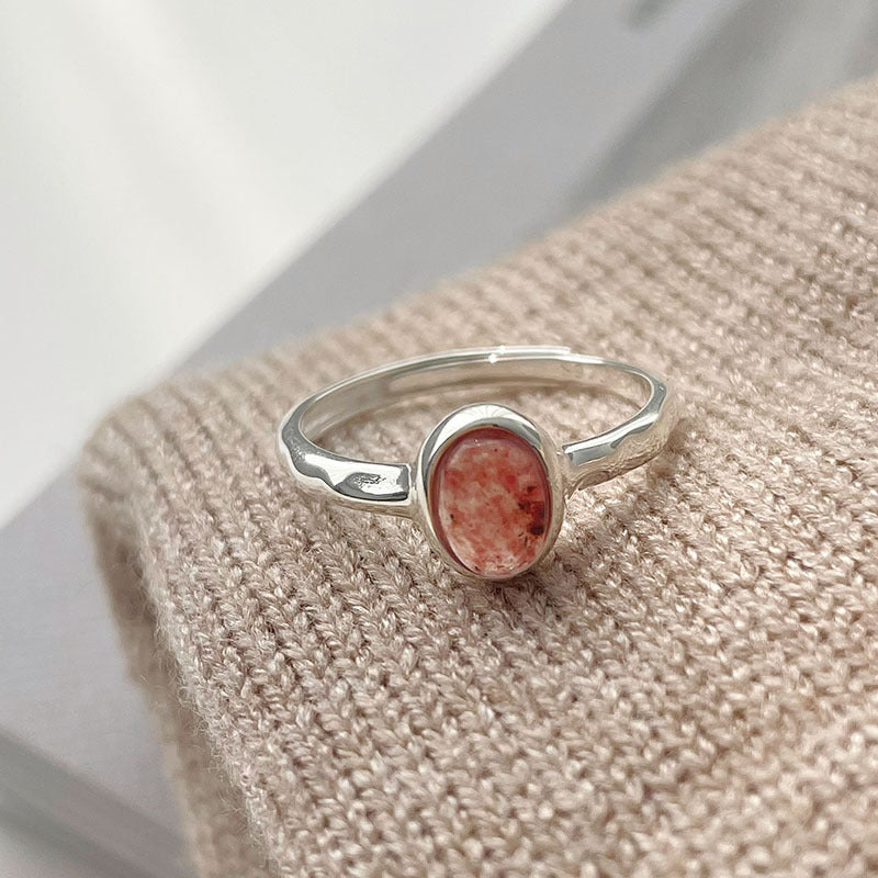 925 sterling silver oval ring