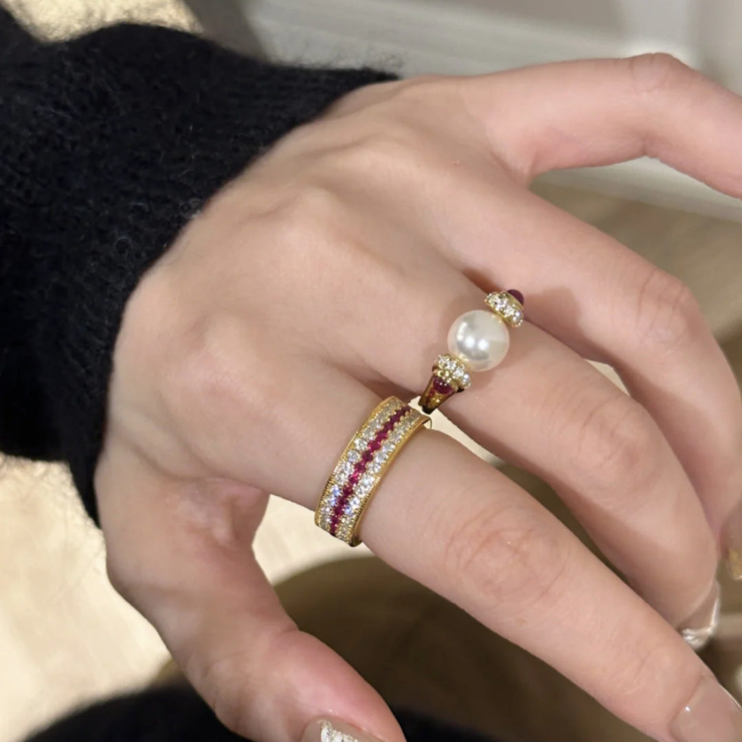 Red diamond ring