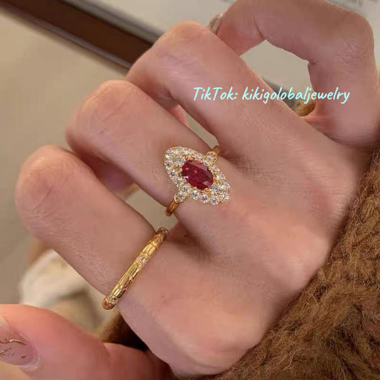 Ruby Marquise Ring