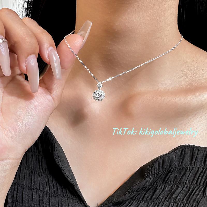 S925 sterling silver Galaxy Rock Candy necklace