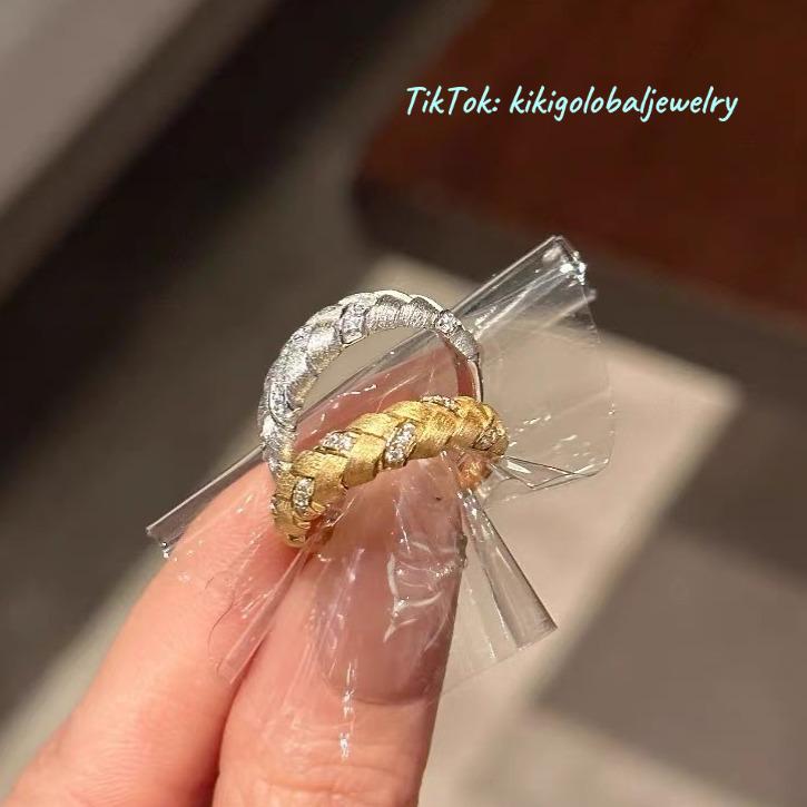 Brushed Braided Ring