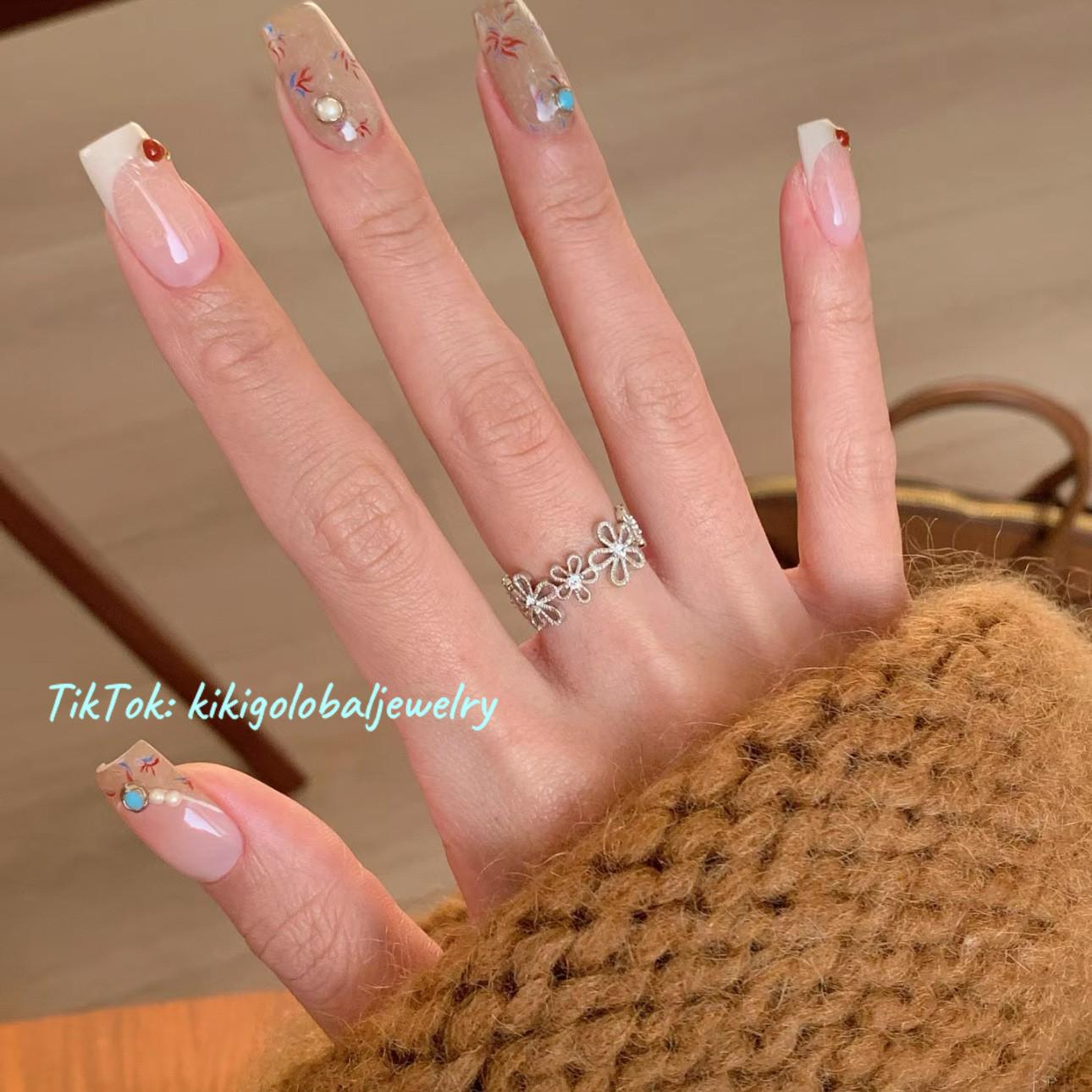 S925 Silver Lace Garland Ring