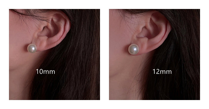 S925 Australian White Crystal Pearl Earrings