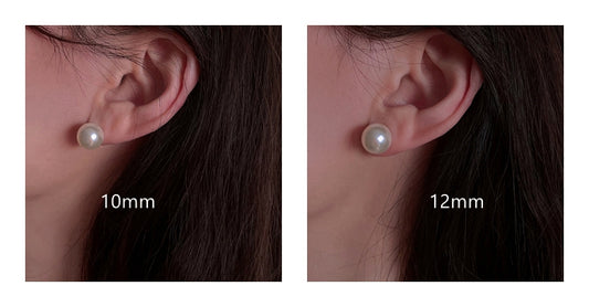 S925 Australian White Crystal Pearl Earrings