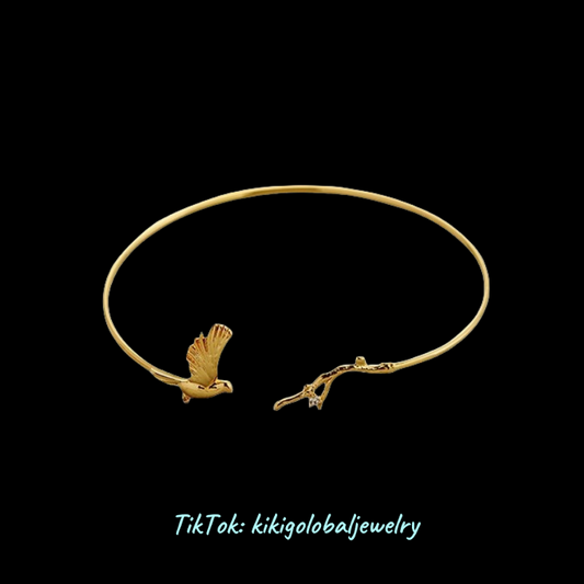 18K Gold Magpie Bracelet