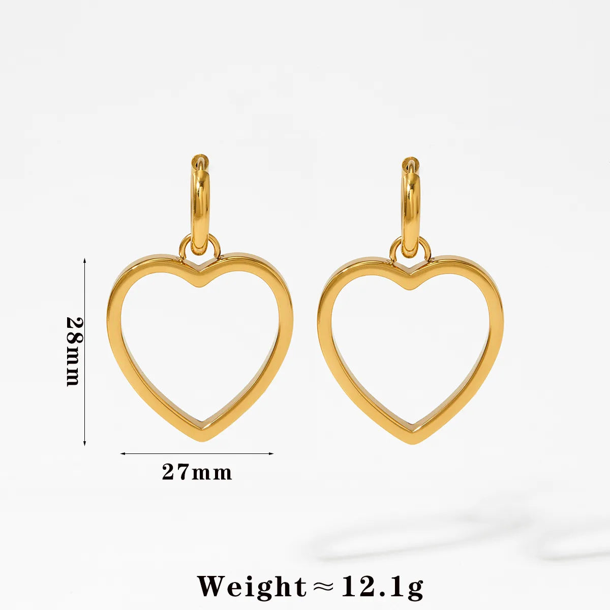 Stainless steel heart necklace