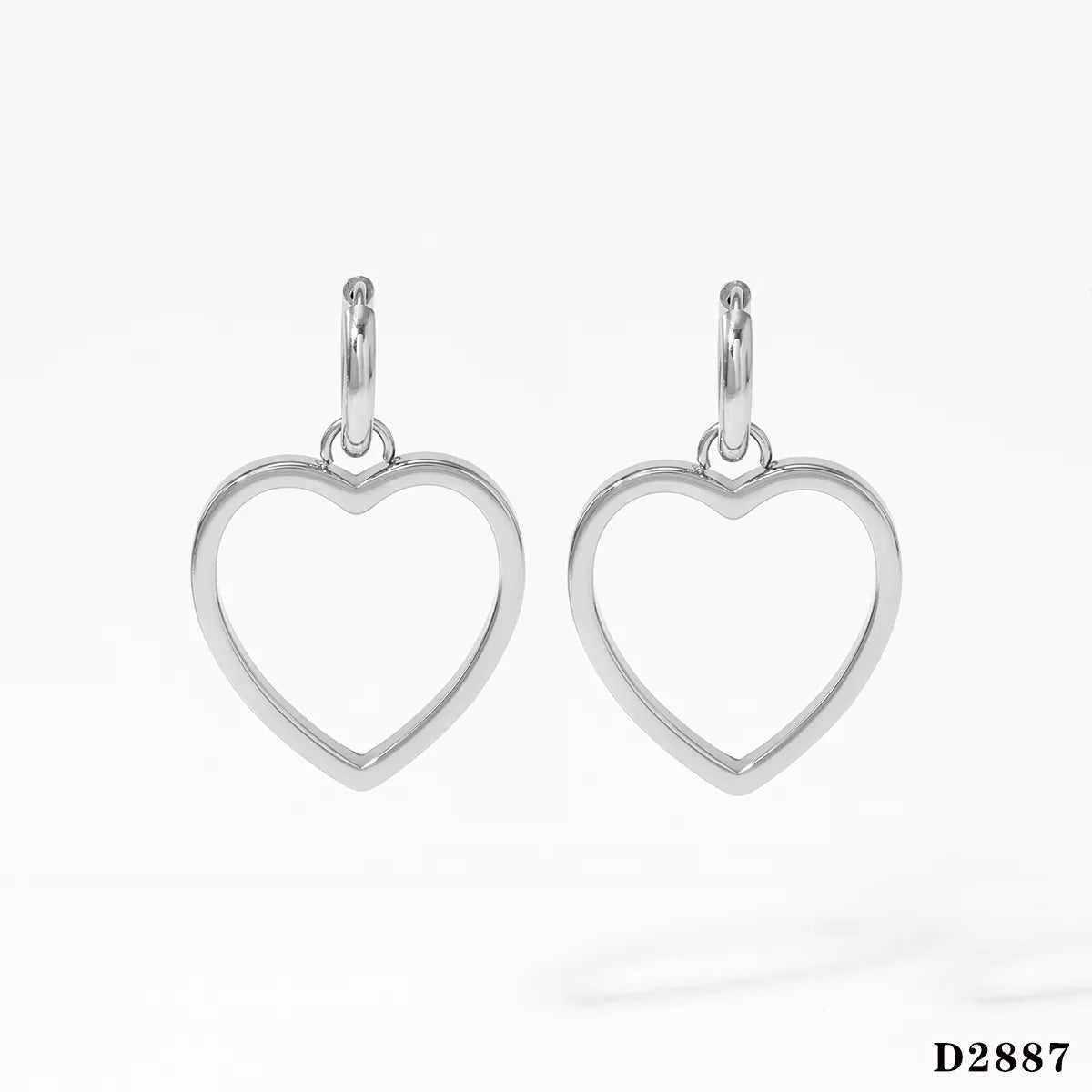 Stainless steel heart necklace