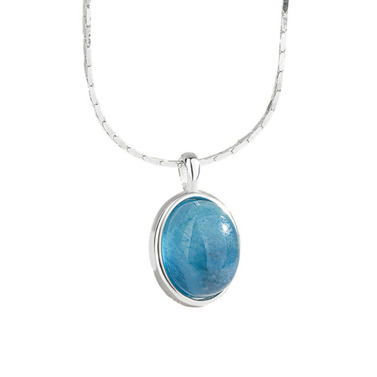 S925 sterling silver moonstone necklace