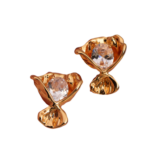 Bouquet Zirconia Earrings